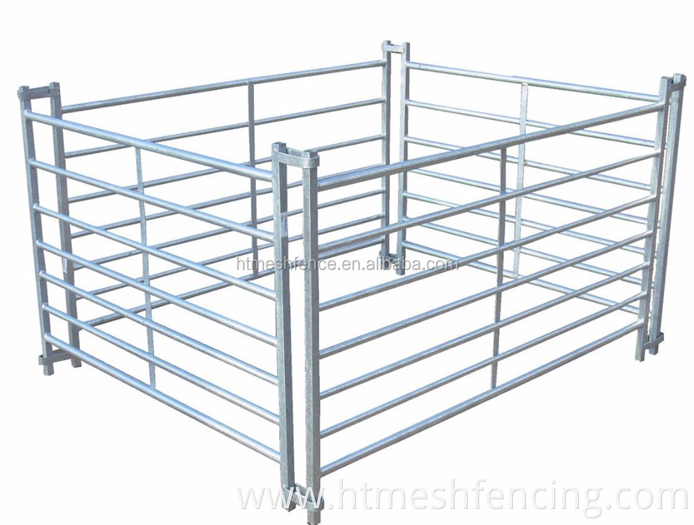 tubular Livestock gate SHEEP HURDLE with interlocking loops to join together FULLY WELDED